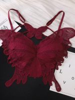 Embroidered Butterfly Lace Bra - Image 4
