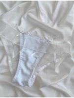 Mesh Bow No Ring Bikini Set - Image 5