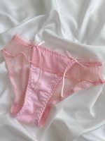 Mesh Bow No Ring Bikini Set - Image 4